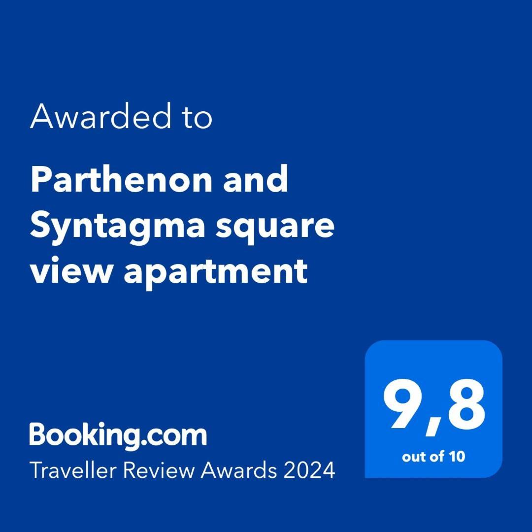 Parthenon And Syntagma Square View Apartment Athens Luaran gambar